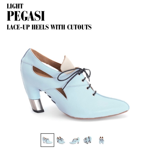 Baby Blue John Fluevog Pegasi Light Size 6 - Picture 10 of 13